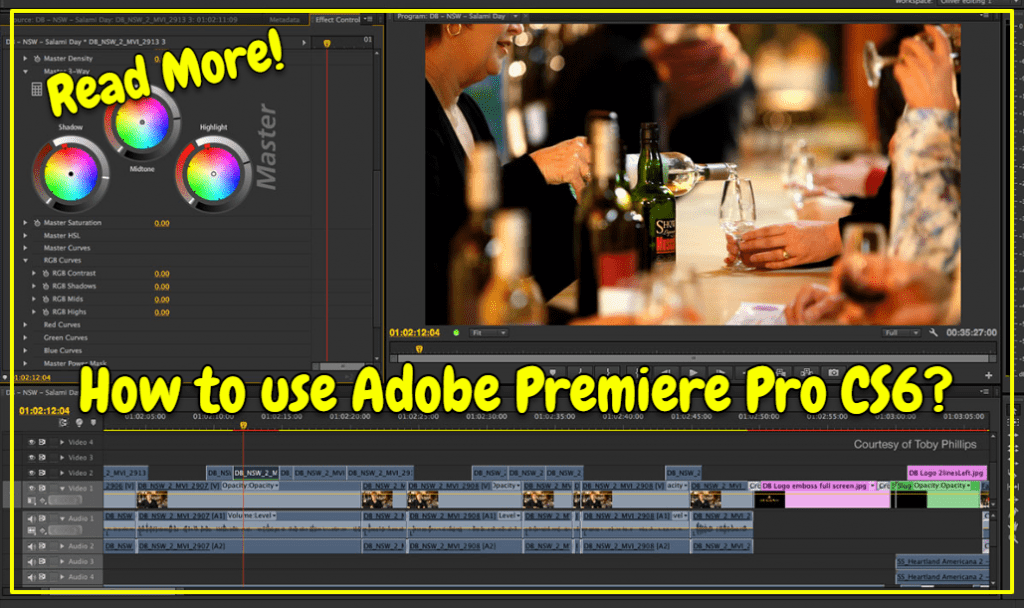 How to use Adobe Premiere Pro CS6?
