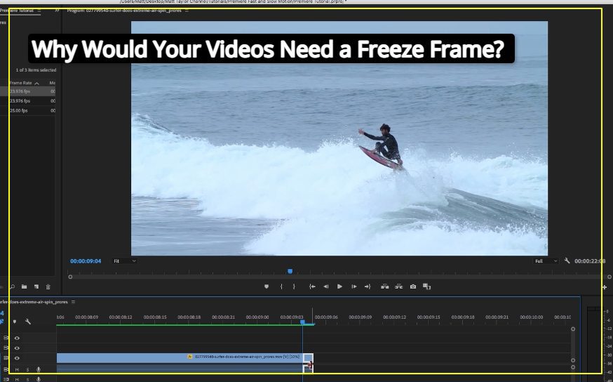 Why Would Your Videos Need a Freeze Frame?