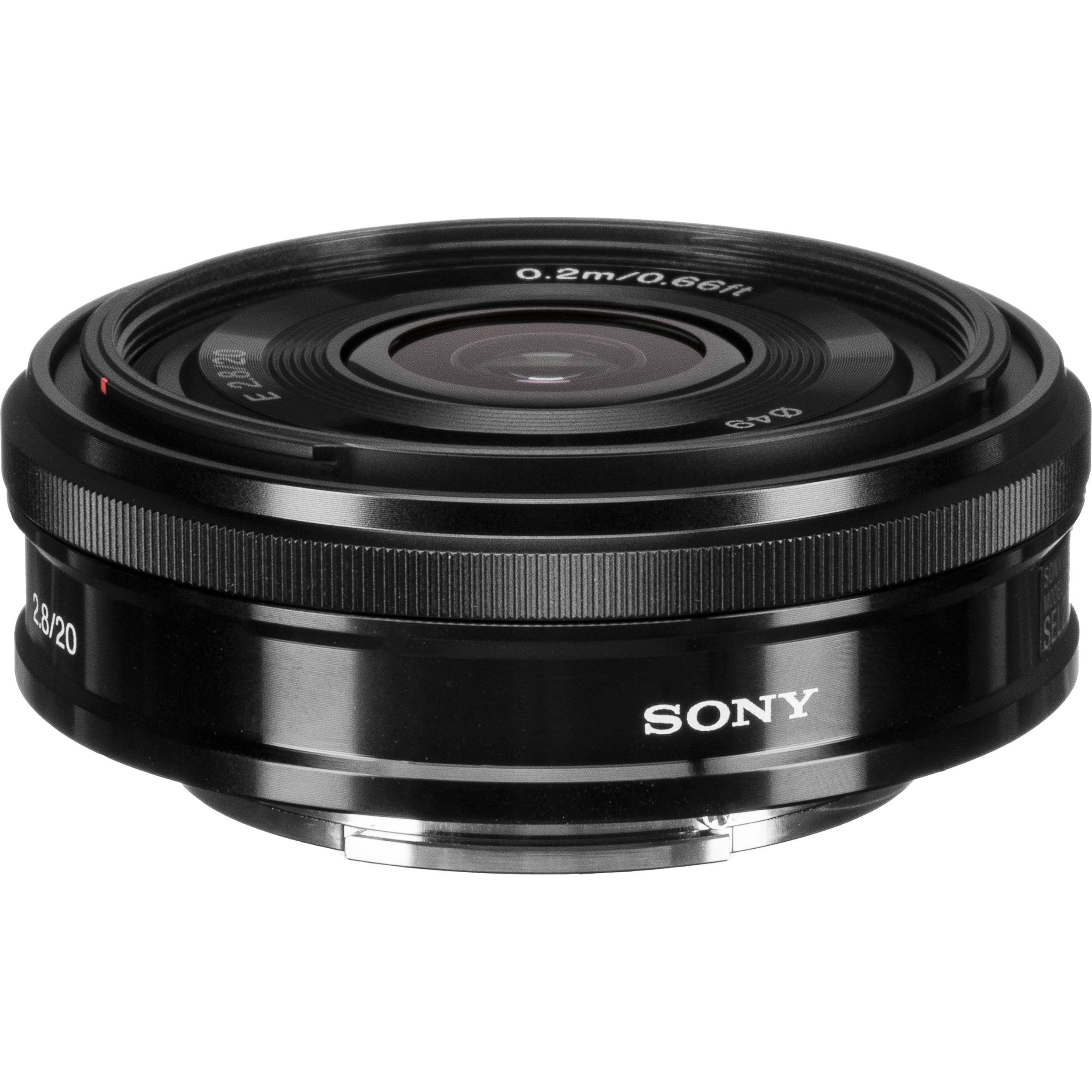 Sony E 20mm f/2.8 Lens SEL20F28 B&H Photo Video