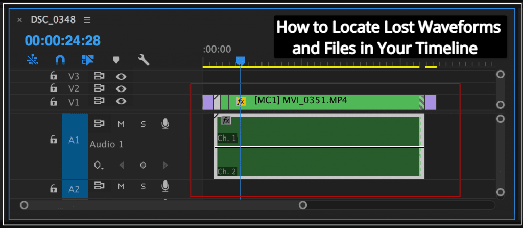 How to Locate Lost Waveforms and Files in Your Timeline